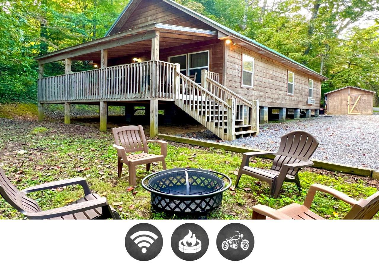 Tranquil Valley Retreat Cabin セバービル エクステリア 写真